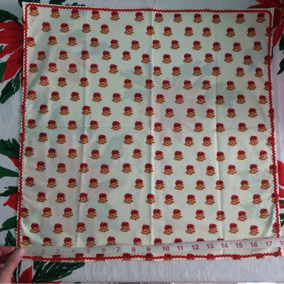 🔔 Handmade Vintage Style Golden Bells Napkins, Set of 2 🔔 - Picture 16 of 16